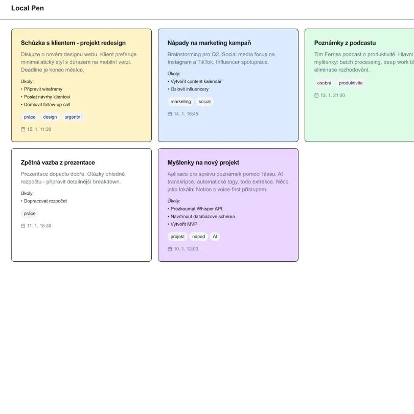 LocalPen: A Local Audiopen Clone
