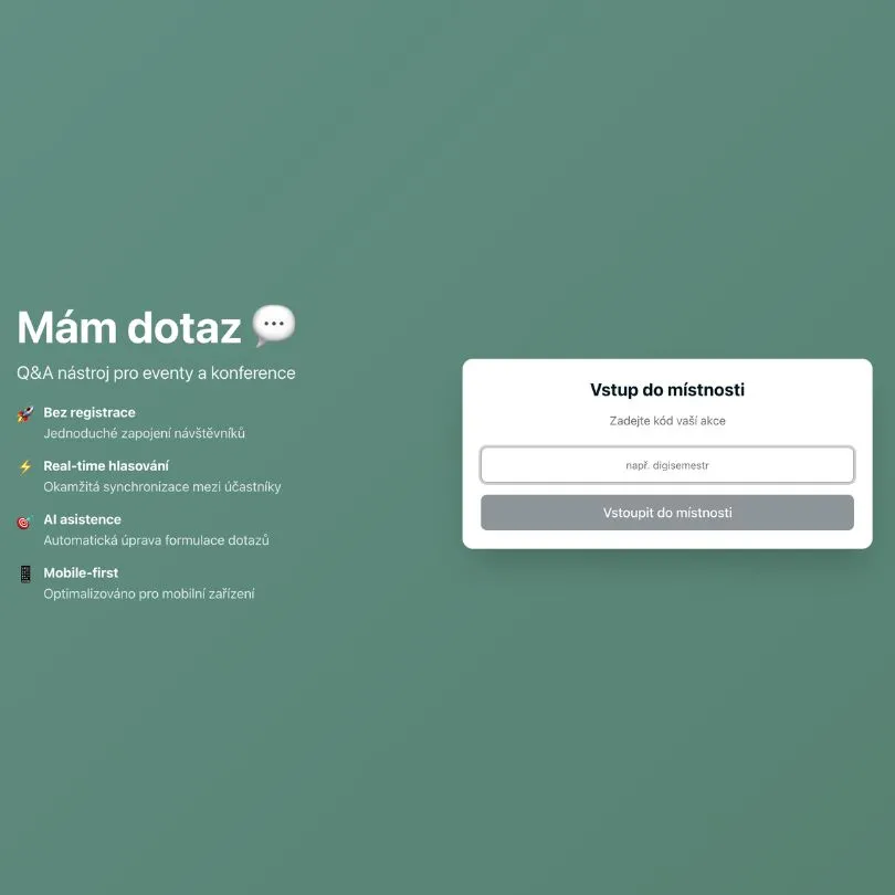 MámDotaz: Mokabu's Predecessor (Proof of Concept)