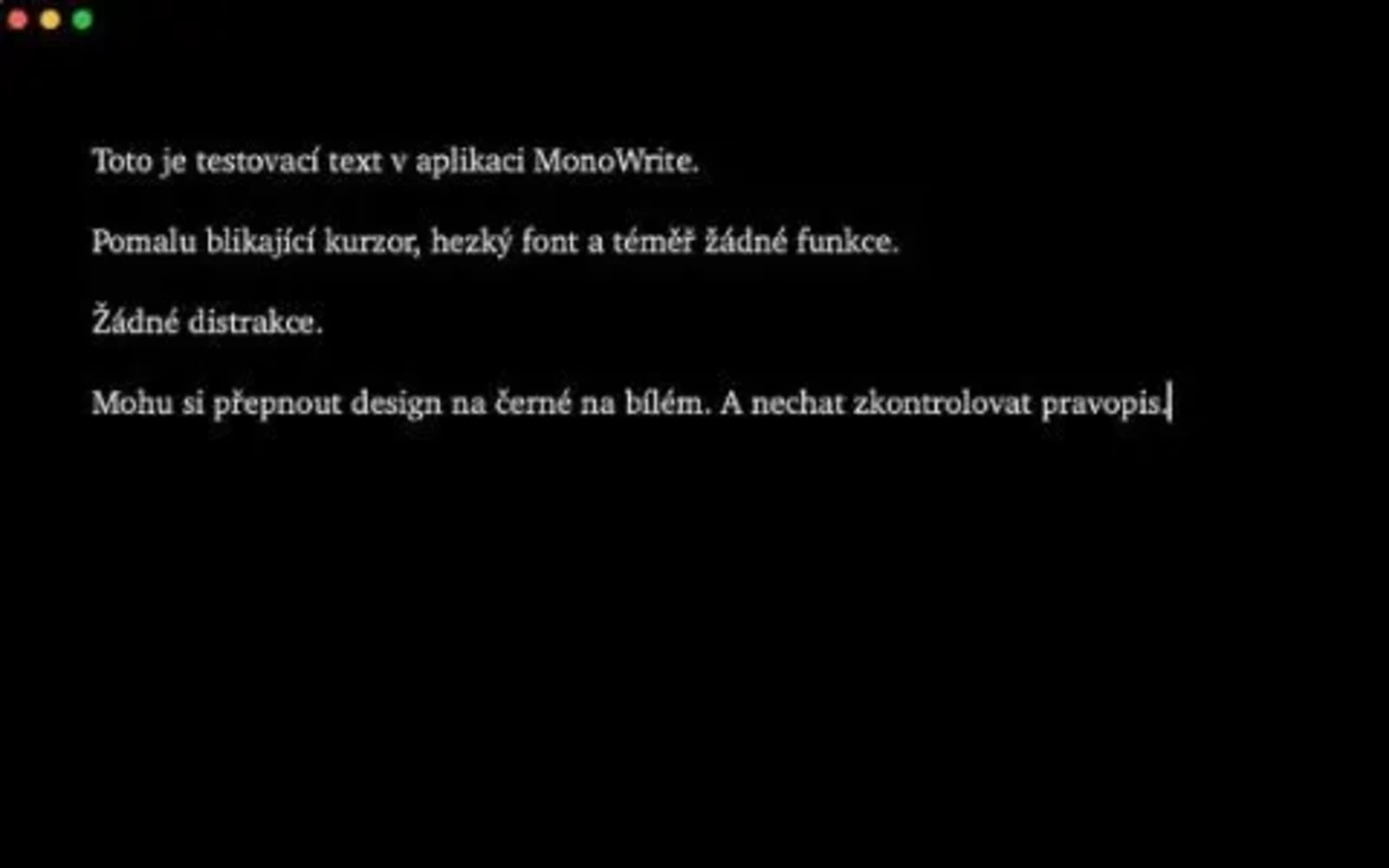 MonoWrite: A Writing App for macOS