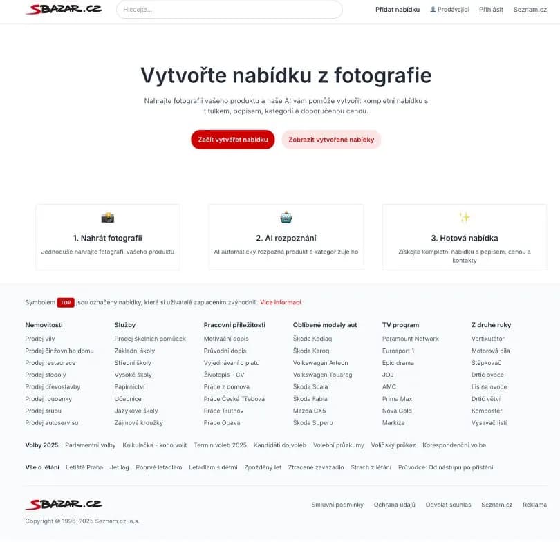 Prototype of a New Feature for Seznam.cz