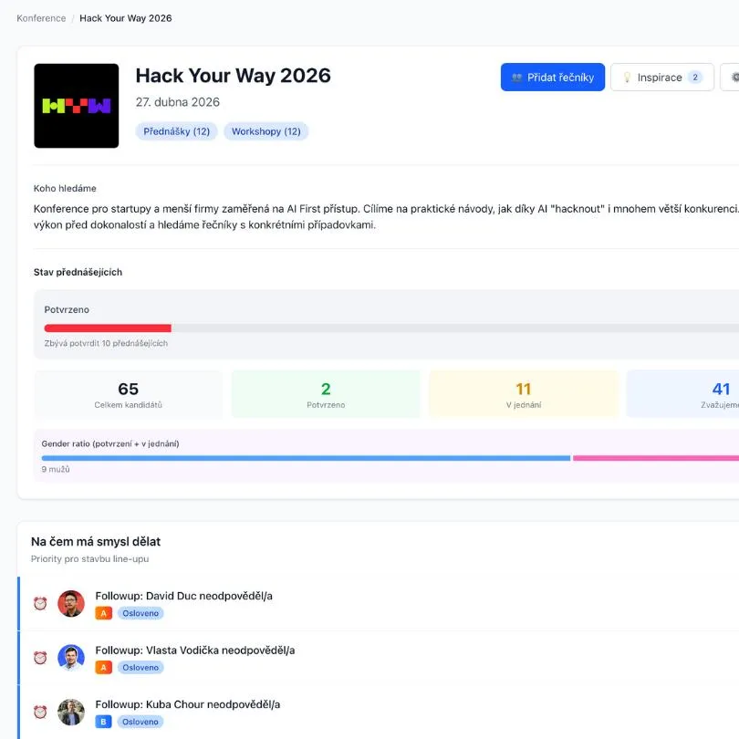 Speakers CRM: My Own System for Building Conference Lineups
